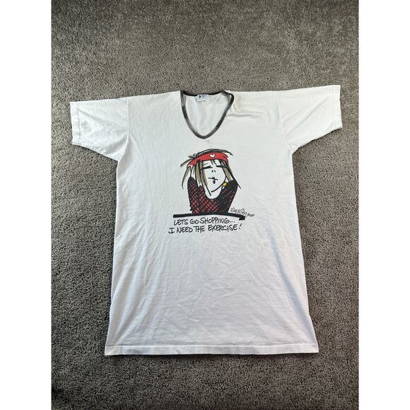 VINTAGE Emerson Street Shirt Womens One Size Lets Go Shopping Oversized - Picture 2 of 15